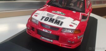 Mitsubishi Lancer evo VI 1:18 autoart rally rarita T.Makinen - 14