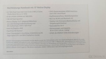 MacBook Pro Retina 13" (2015) 16GB/128GB, CZ iOS nová bater - 14