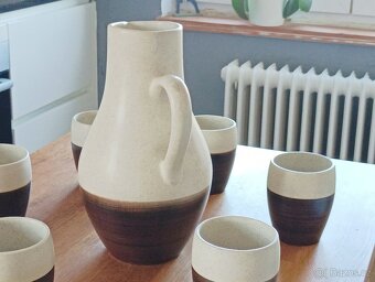 VINTAGE KERAMICKÁ NÁPOJOVÁ SOUPRAVA BRUSEL DITMAR URBACH - 14