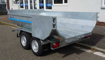 Kontejnerový sklopný přívěs, 300x180x60 cm, 3500 kg - 14