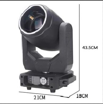 Led Beam 200w ring otočná hlava - 14