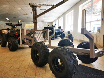 Vozík za čtyřkolku černý - 14