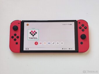 Nintendo Switch OLED Mario edice TOP STAV rok záruka +10 her - 14