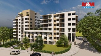 Pronájem bytu 1+kk, 34 m², Zlín, ul. Nad Stráněmi - 14