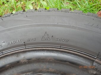 4xObutá zimní sada na ŠKODA OCTAVIA 2  195/65 R15 4x7,2MM - 14
