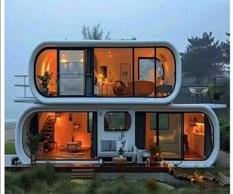 Vesmírna kapsula ,mobilní dům , obytný kontajner - 14