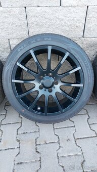 Alu kola 5x112 r17.Černe vw škoda audi Seat - 14