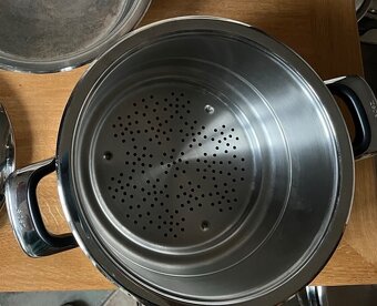 Zepter pánve,Wok,kastrol, tlaková poklice, hrnec 9l, 5l, 4l - 14