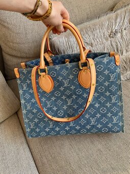 Krásná denim kabelka Onthe Go Louis Vuitton - 14