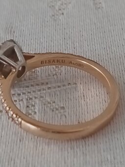 Prsten s diamanty Bisaku - 14