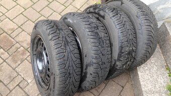 Pneu zimní s ocel.ráfky 4 ks , 175/70/R14 , 4x100mm, ET35 - 14