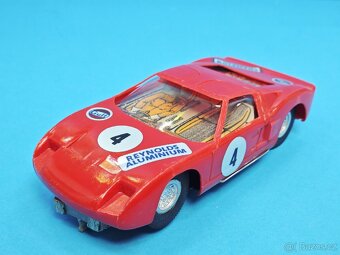 Repasované retro autíčka Ites autodráha - 14