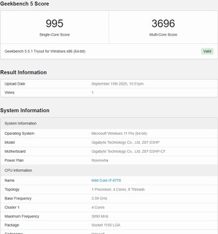 PRODÁNO Intel i7 4770 , RX 570 4GB, 16GB RAM DDR3, 256GB SSD - 14
