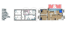 Prodej bytu 4+kk, 75 m², Kladno, ul. Na růžovém poli - 14
