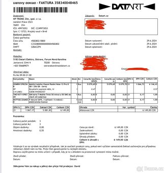 Redmi Note 13pro TOP stav záruka do 6/2026 - 14