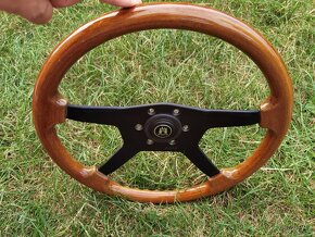 Dřevěný volant Raid 5D - W123, W124, W201, BMW E30, VW Golf2 - 14