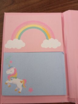 Dětská dívčí sada - deníčky, omalovánky pastelky - 14