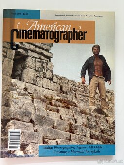 Set vintage filmového časopisu Cinematographer z osmdesátek - 14