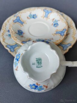 Starožitná porcelánová čajová sada od Schumann Porzellan - 14