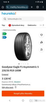 Letní pneu Goodyear EAGLE F1 MO 235/55 r19 105w - 14