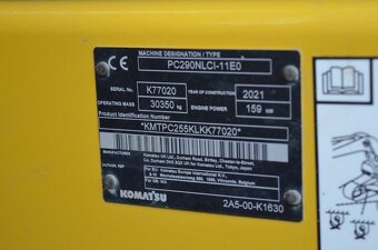 KOMATSU PC 290NLCI PÁSOVÉ RYPADLO - 14