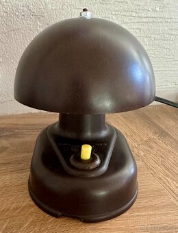 Starožitná lampička hříbek bakelit RETRO KOUSEK - 14