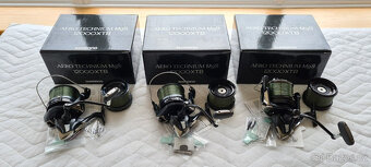 3 x navijáky SHIMANO Aero Technium MGS 12000 XTB s náhradním - 14