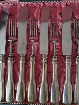 STAROZITNE STRIBRNE PRIBORY RAKOUSKO-UHERSKO - 14