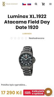 Luminox XL.1922 Atacama Field 1920 - 14