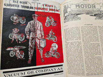 Svázaný ročník VI. časopis Motor (Motocykl) 1927 veteráni - 14