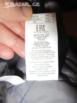 Zimní pánská tm. šedá bunda - nadměr UK XXXL. - 14