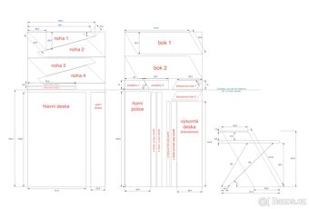 Pracovní audio stůl/workstation Platform - 14