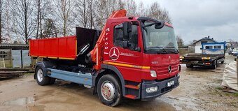 MERCEDES-BENZ ATEGO HÁKOVÝ NOSIČ KONTAJNEROV S HYDRAULICKOU - 14