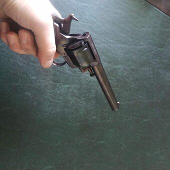 Dlouhý revolver English BULL DOG 450 krásný TOP po renovaci - 14