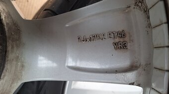 Alu kola Škoda 17" 5x100 pneu 215/40 R17 Fabia Scala Rapid - 14