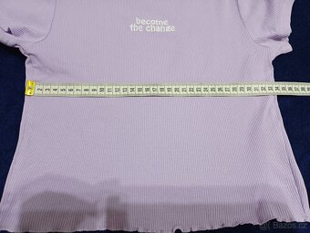 Dívčí triko, crop-top vel. 158/164 - 14