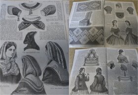 Bazar, módní časopis, svázaný ročník 1865, stará móda - 14