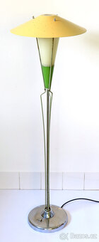 Retro podlahová stojací lampa ZUKOV Československo brusel vi - 14