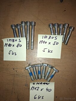Spojovací materiál..šrouby, matice NOVÉ - 14