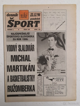 Staré noviny Denník Šport 2 - 14