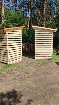 Dřevník nový na cca 4m3 naštípaného dřeva - 14