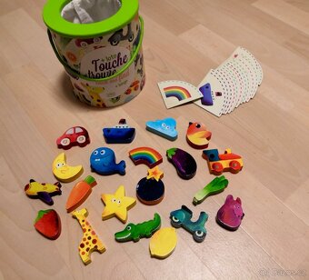 Sada dřevěných hraček a her Vilac vaření zvířátka hodiny - 14