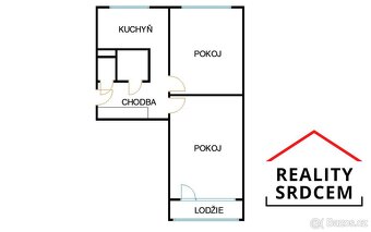 Pronájem bytu v os. vl. 2+1+lodžie/55 m2 na ul. Borovského,  - 14