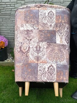 Prodám křeslo Ušák WANGI + Taburet - 14