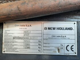 Prodám kolový bagr New Holland MH 5.6, 20,5 t, r.v. 2009, 8. - 14