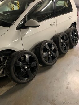 Sada kol, 5x112, 17 palců - letní pneu 225/45/27 - 14