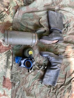 Německá helma,ww2,batoh,celta,maska,brýle,opasek - 14