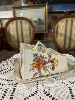 Keramická dóza na máslo ručně malovaná - 14