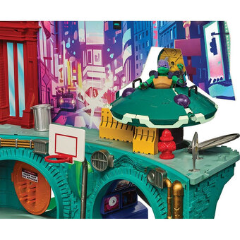 Želvy Ninja Domek - hrací set - dobrý stav - 14