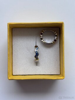 Nové stříbrné náušnice punc 925 - 14